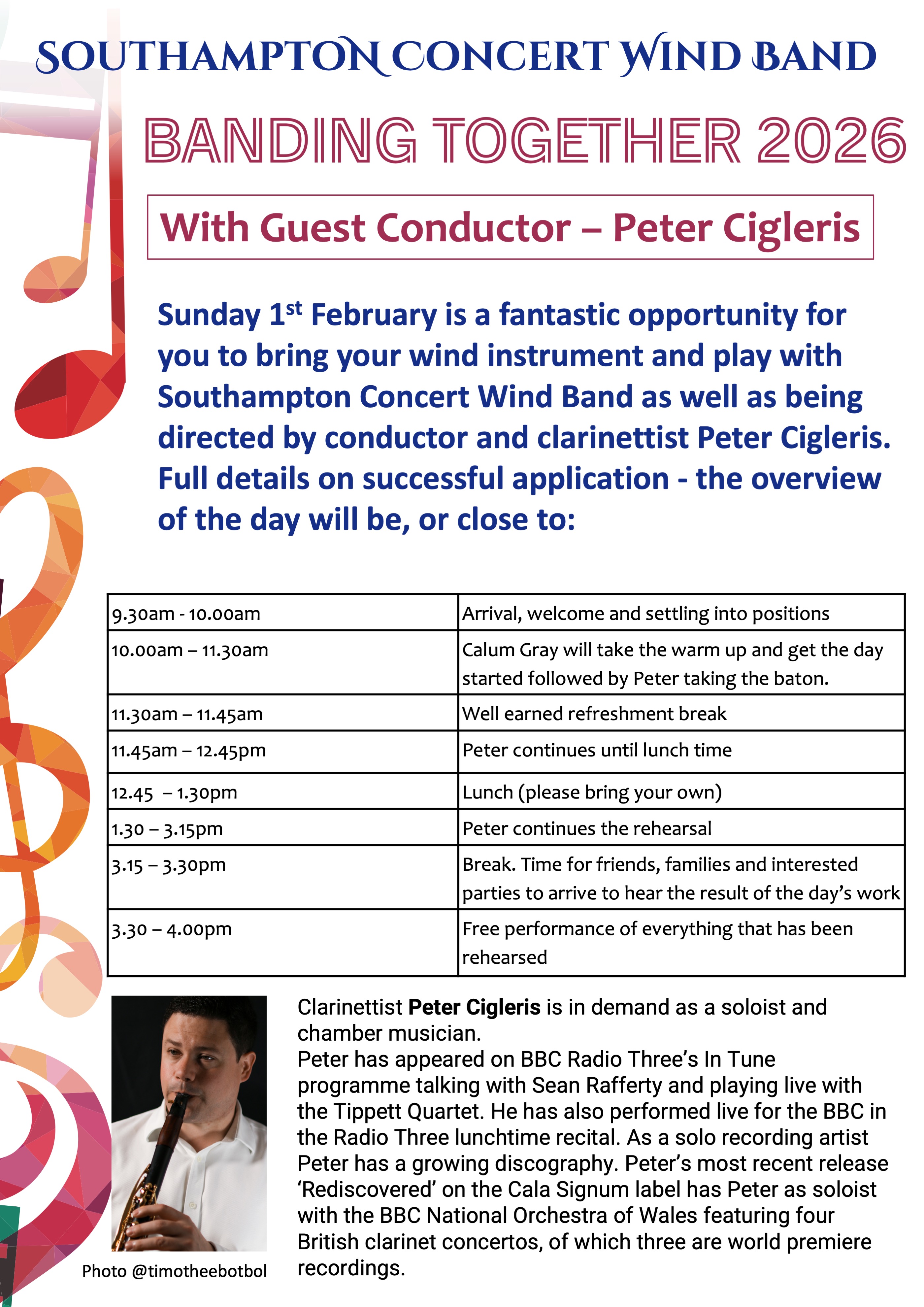 Banding Together poster back